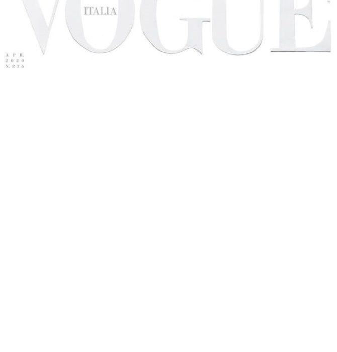 Talijansko izdanje magazina Vogue po prvi je puta u svojoj bogatoj povijesti izašlo – bez naslovnice. Razlog svi znate.