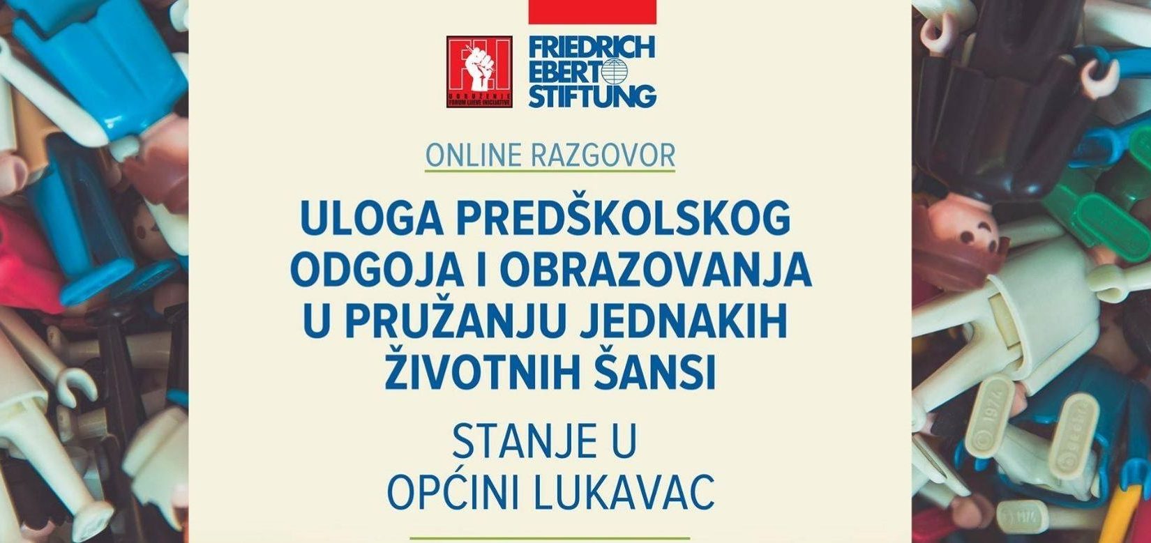 Pridružite se online razgovoru: uloga predškolskog odgoja i obrazovanja u pružanju jednakih životnih šansi