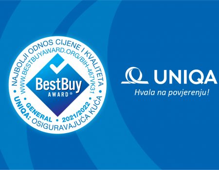 UNIQA Osiguranje dobitnik nagrade Best Buy Award za Bosnu i Hercegovinu