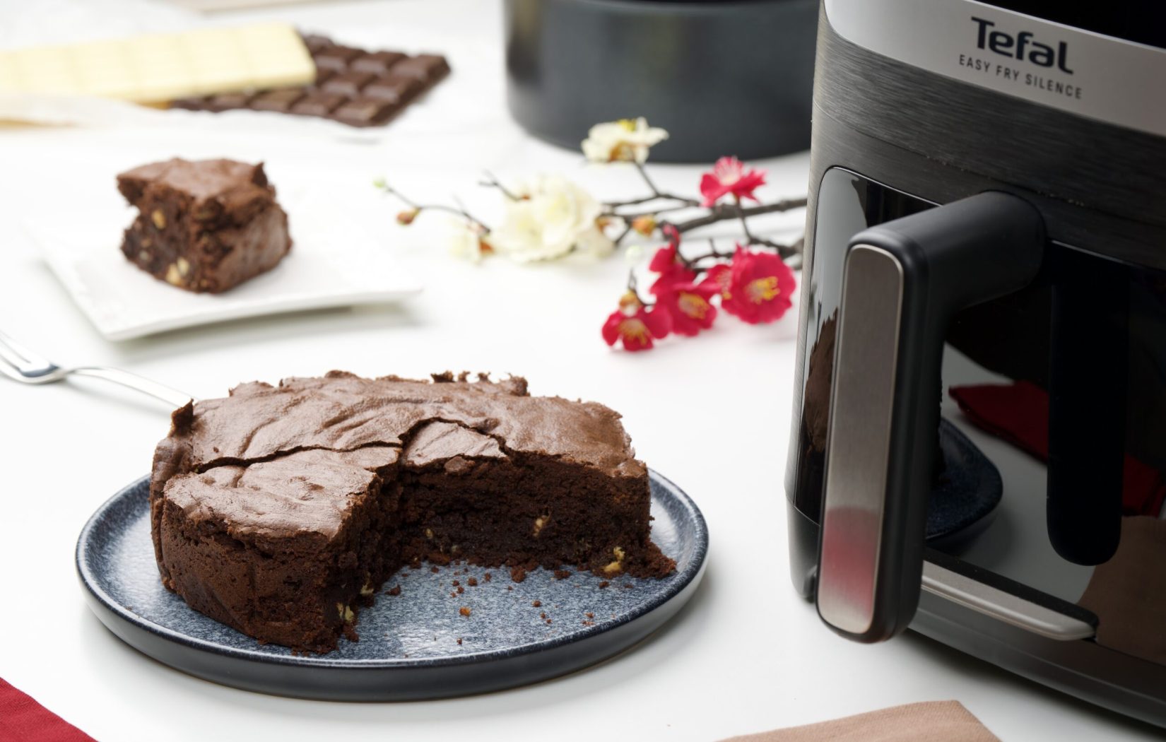 Čokoladni brownies u fritezi na vrući zrak