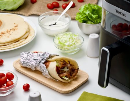 Kebab od mljevenog mesa iz friteze na vrući zrak