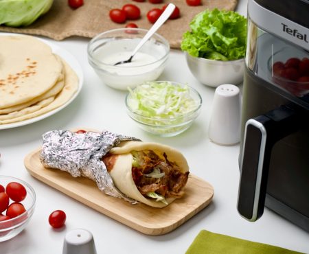 Kebab od mljevenog mesa iz friteze na vrući zrak