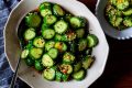 Osvježavajuća salata od krastavaca sa sezamom i rižinim octom